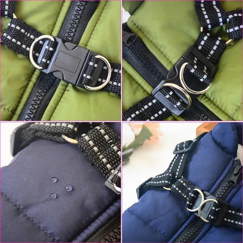 Veste d'hiver imperméable pour chien