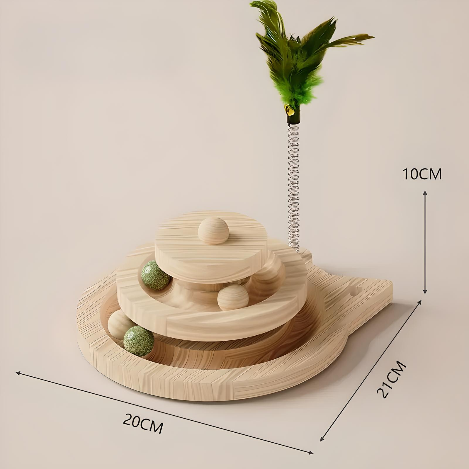 Multi-Function Cat Scratching Post & Turntable