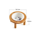 Charger l'image dans la visionneuse de la galerie, Gamelle ronde en bambou pour chat pour la nourriture et l'eau
