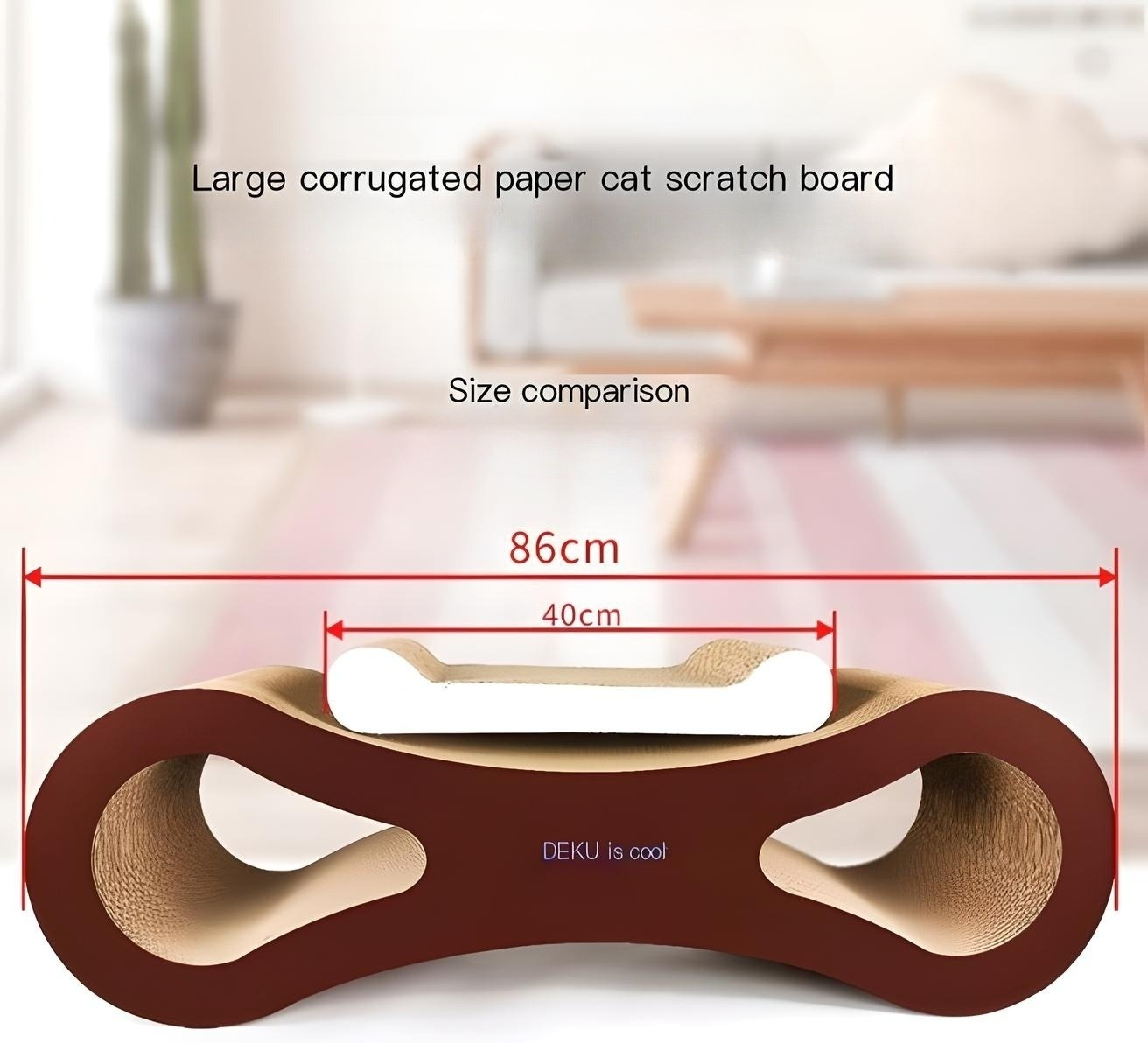 Cat Scratcher Bed – 8-Shaped Corrugated Lounge
