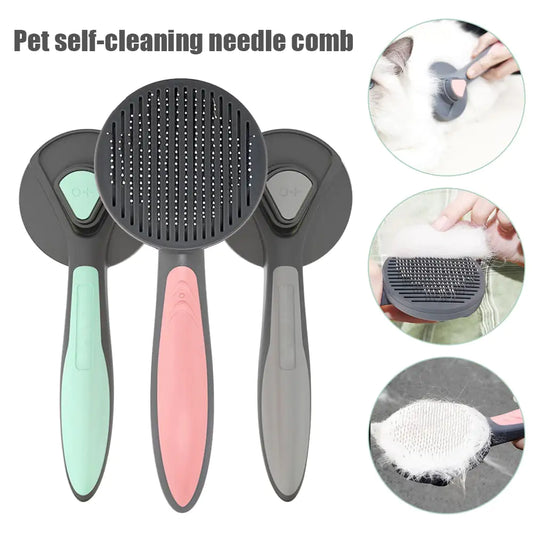 Brosse de toilettage Puffyfur pour animaux de compagnie – Démêlage doux pour un pelage plus sain