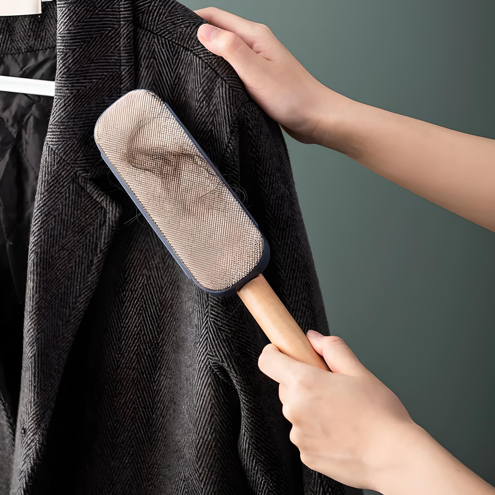 Brosse électrostatique autonettoyante réutilisable pour poils d'animaux