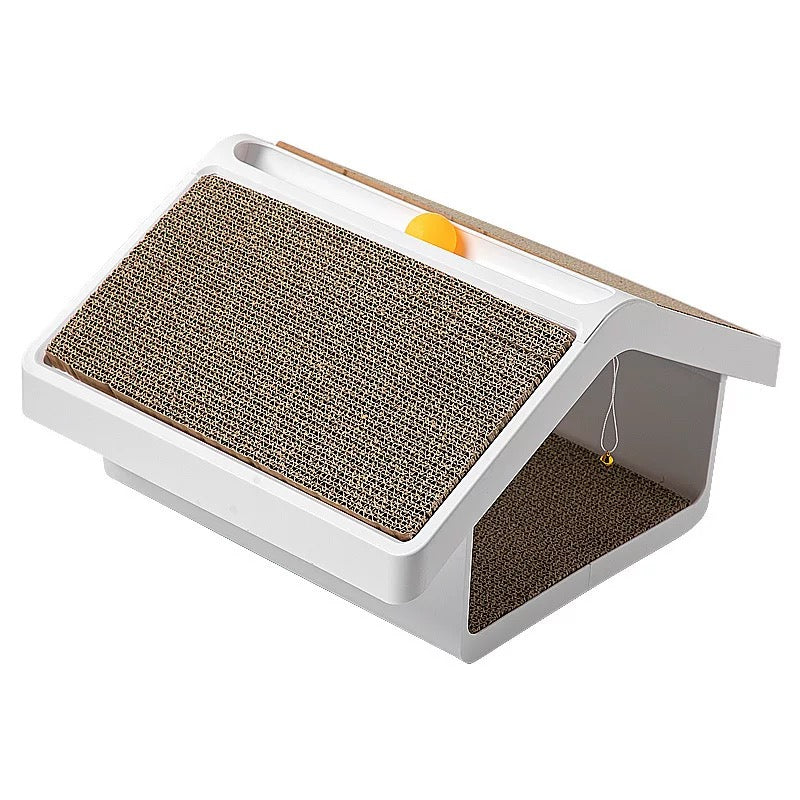 Cat Scratcher House with Toy