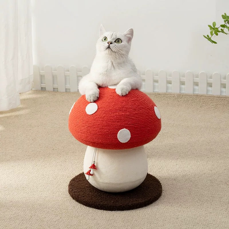 Mushroom Cat Scratching Board