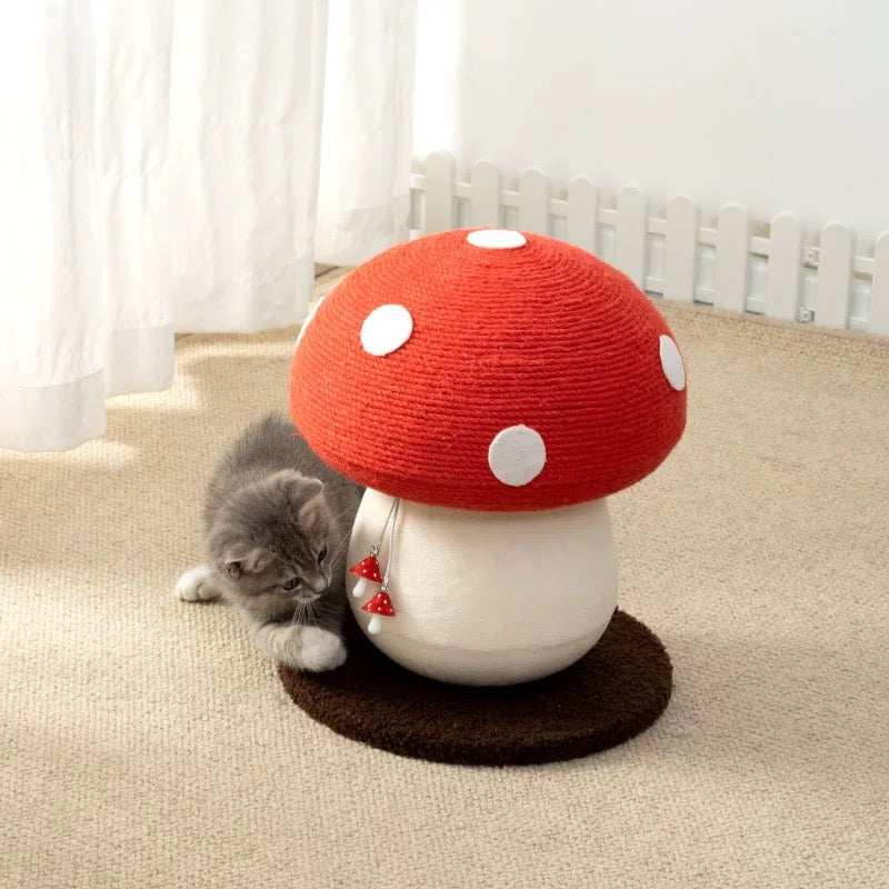 Mushroom Cat Scratching Board