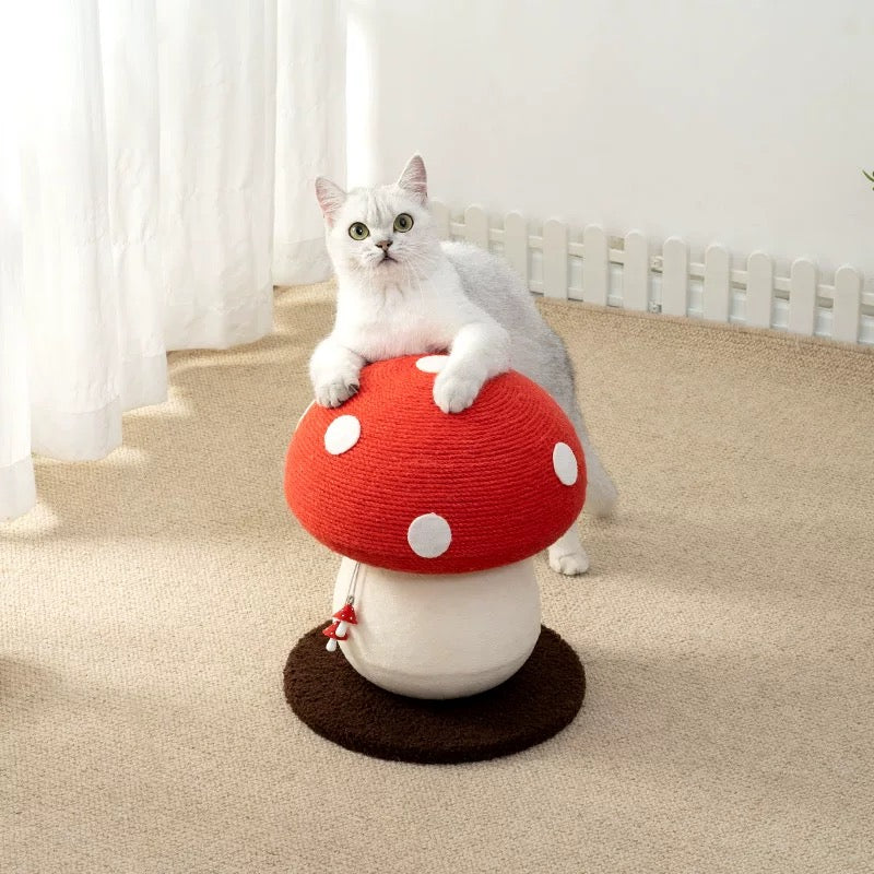Mushroom Cat Scratching Board