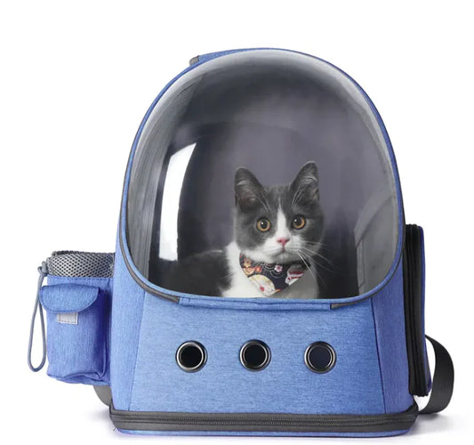 Sac à dos Space Capsule pour animaux de compagnie – Sac de transport portable et respirant pour chats et chiens