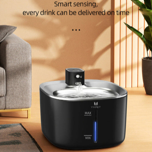 Fontaine à eau intelligente sans fil pour chat
