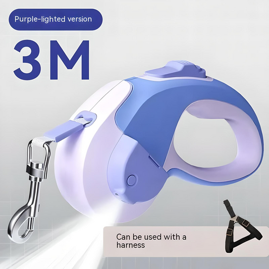Retractable Dog Leash with LED Light