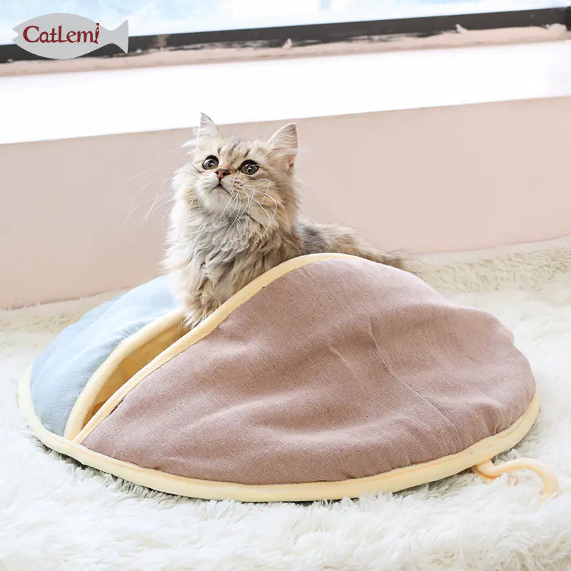 Nid d'amusement pour chat - Sac de couchage à double usage