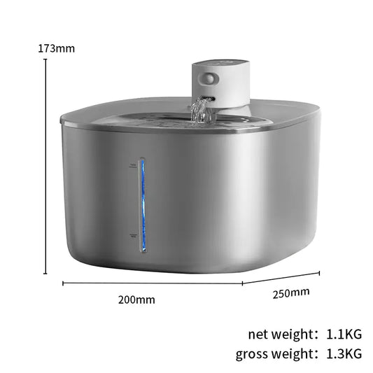 Fontaine à eau intelligente sans fil pour chat