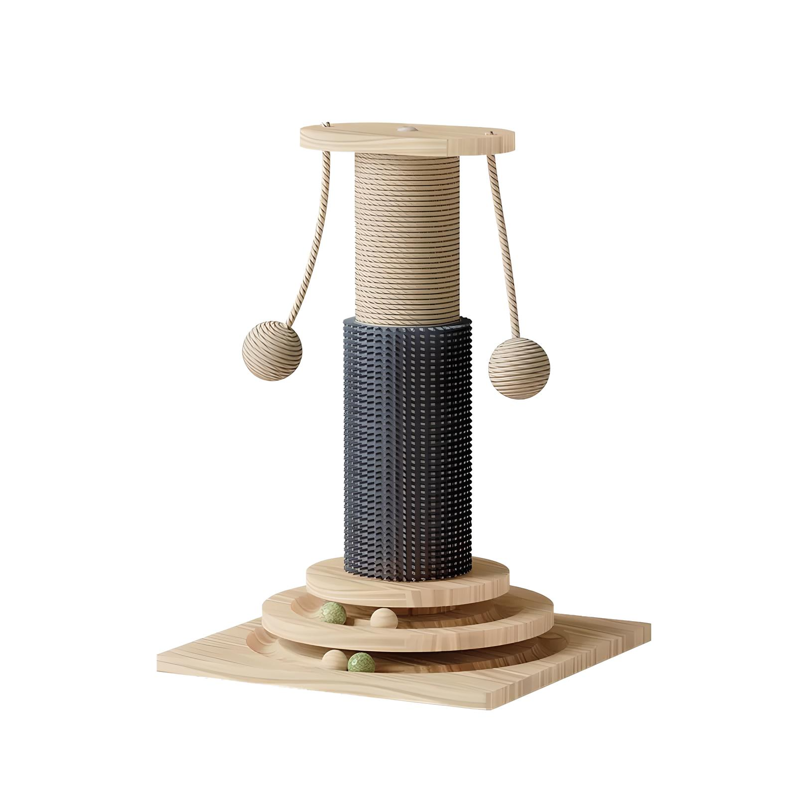 Multi-Function Cat Scratching Post & Turntable