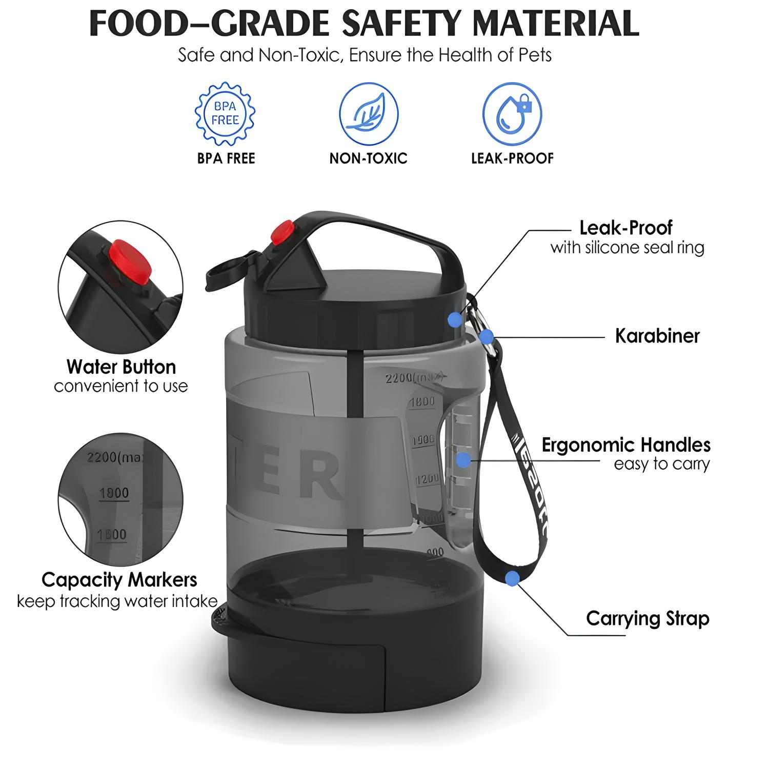 2.2L Outdoor Dog Kettle
