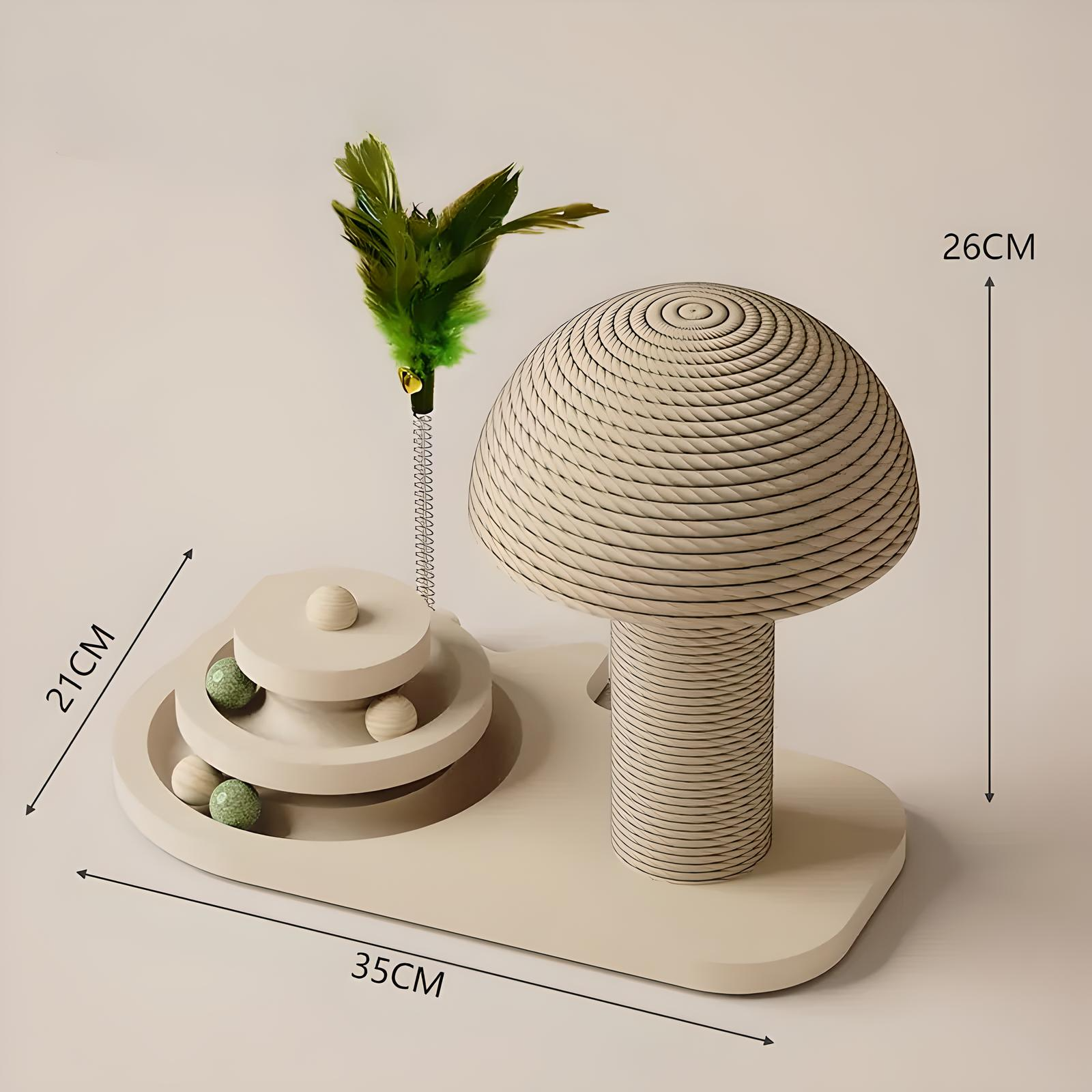 Multi-Function Cat Scratching Post & Turntable