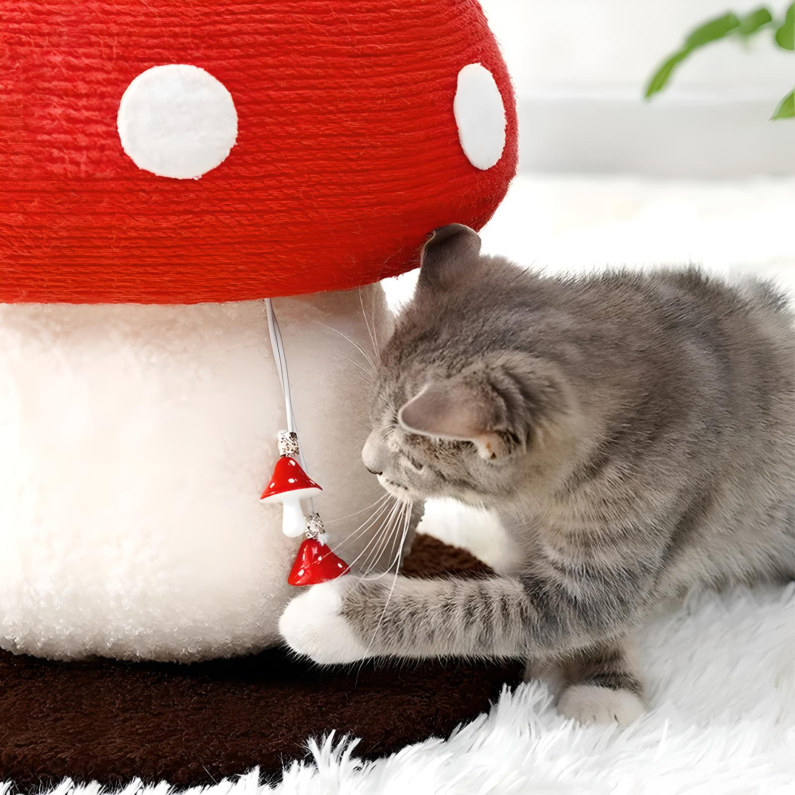 Mushroom Cat Scratching Board