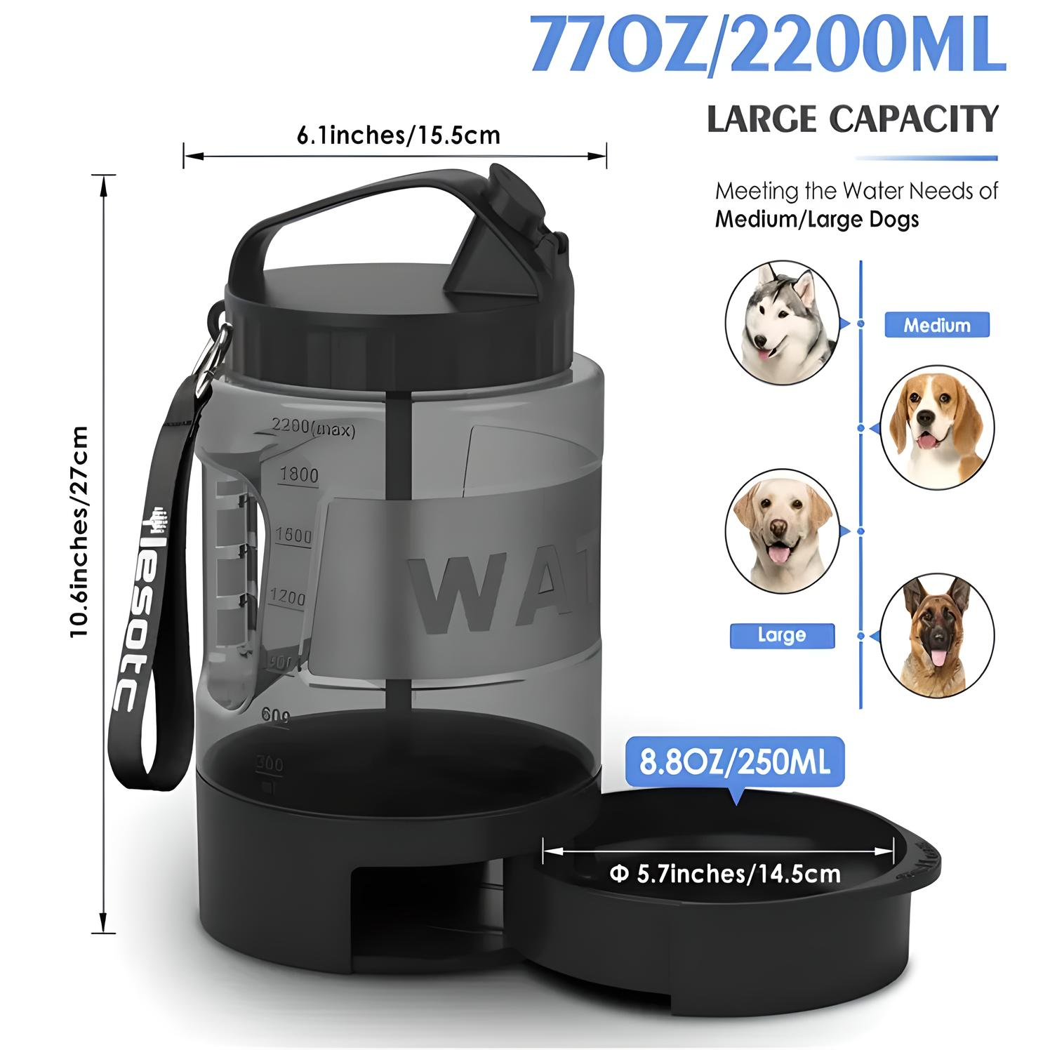 2.2L Outdoor Dog Kettle