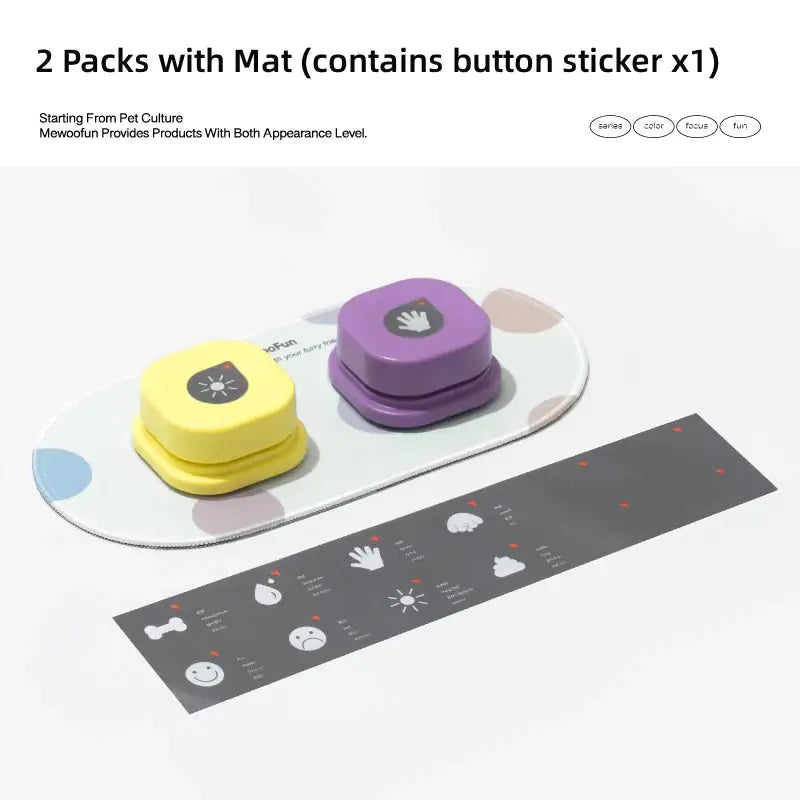 Bouton de conversation enregistrable pour buzzer d'entraînement