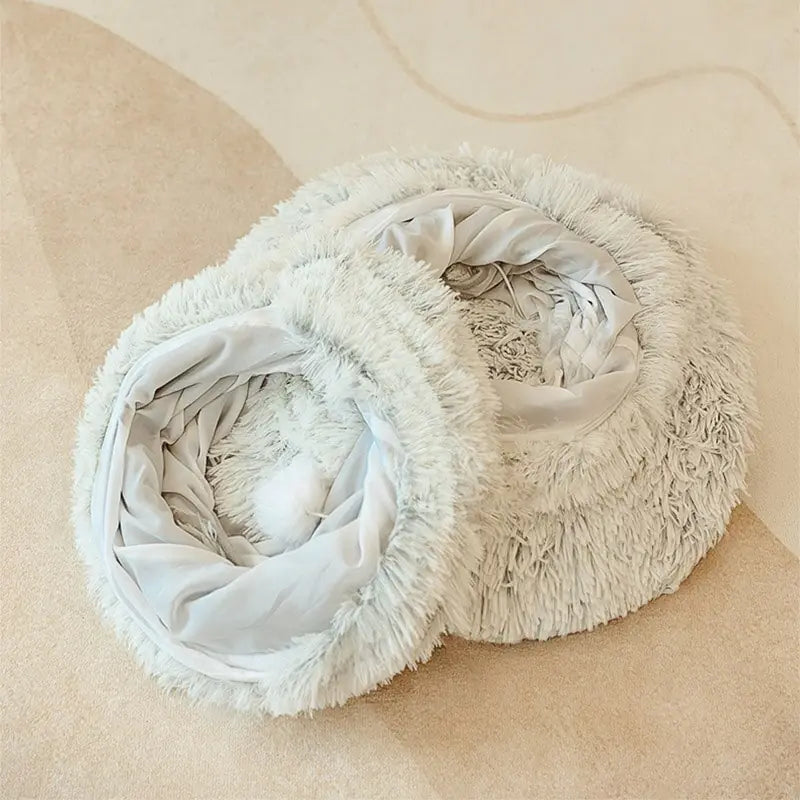 Lit tunnel fermé pour chat – Taille extra large