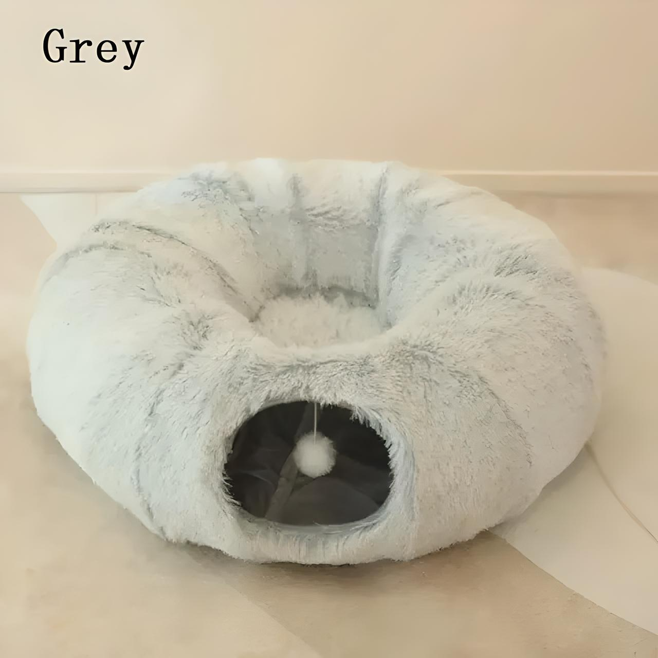 Lit tunnel fermé pour chat – Taille extra large
