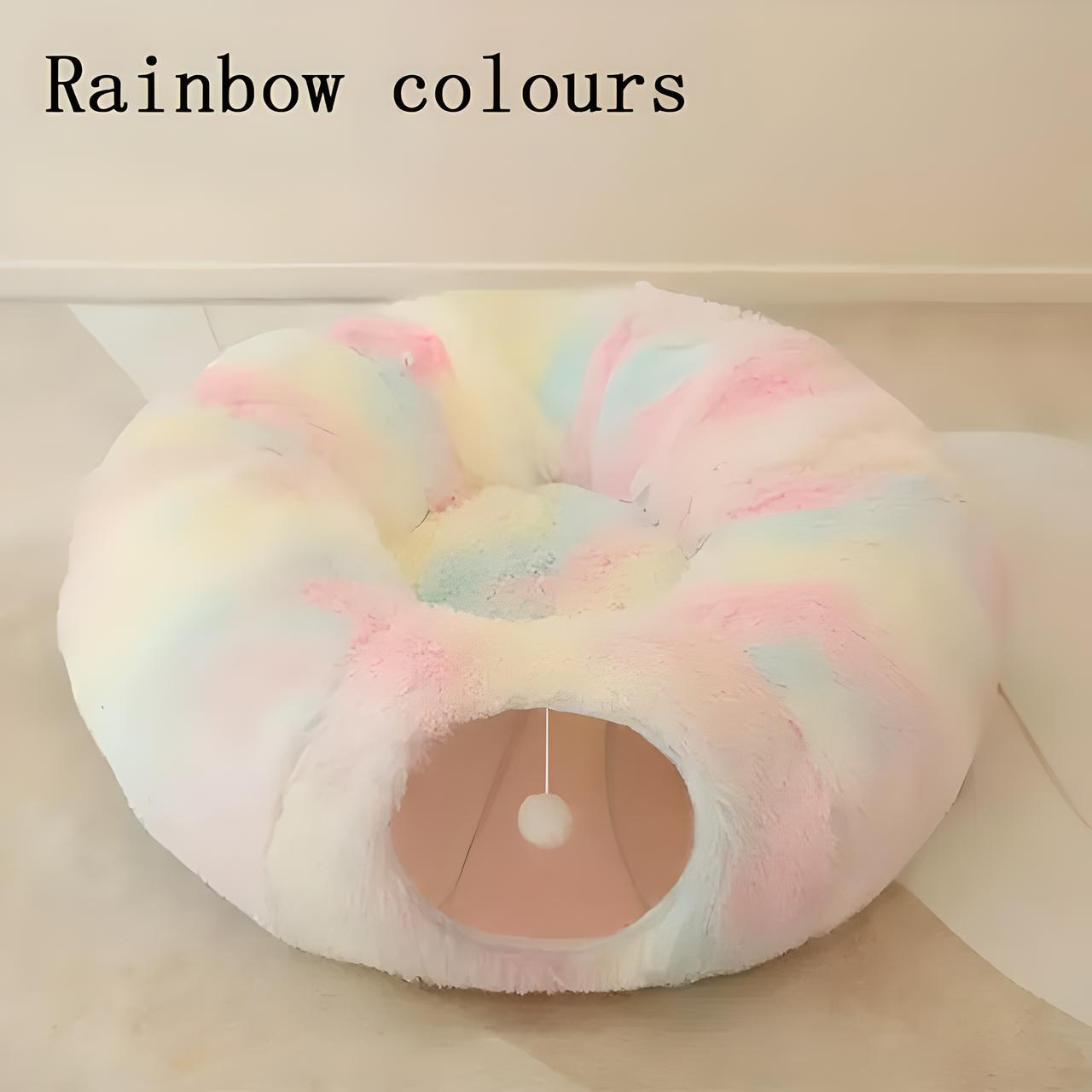 Lit tunnel fermé pour chat – Taille extra large