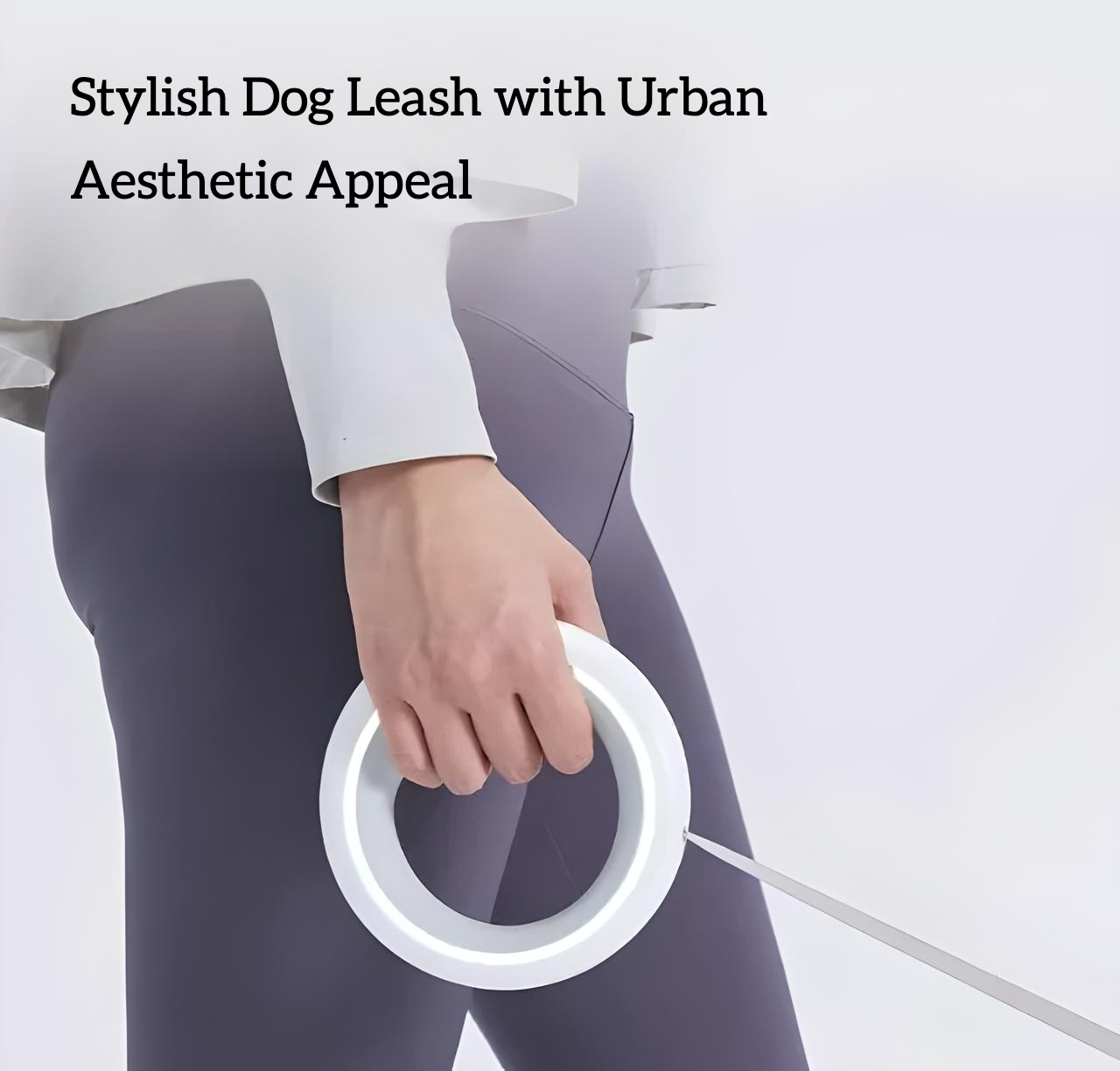 Laisse urbaine – Design moderne pour chiens élégants 