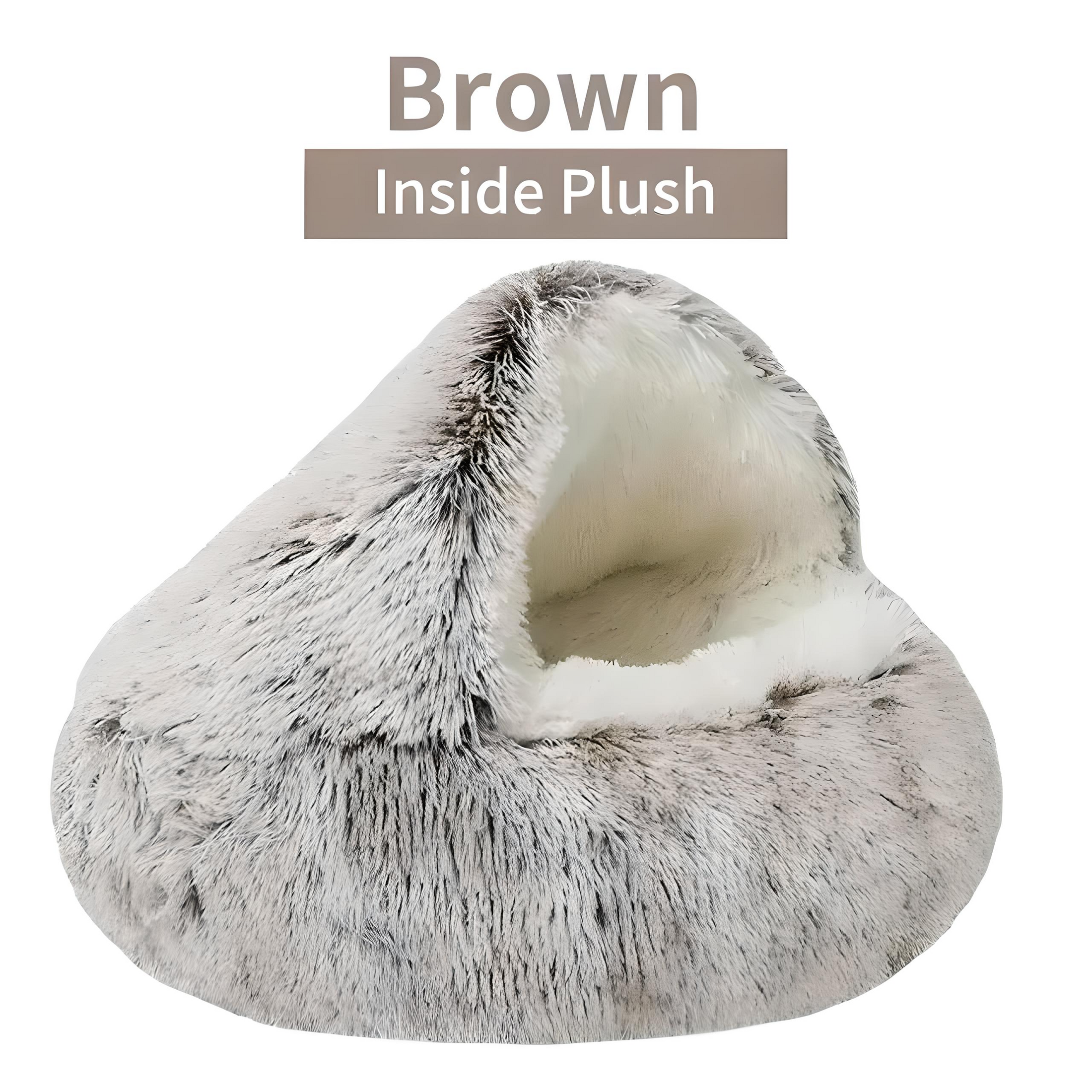 Lit en peluche douce pour animaux de compagnie