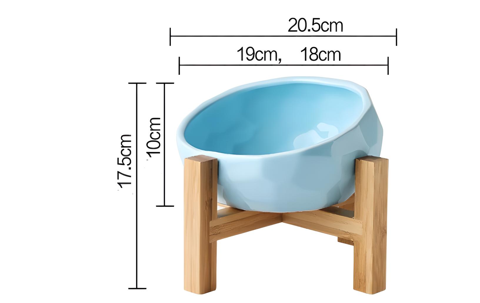 Ceramic Cat Bowl for Cats and Dogs