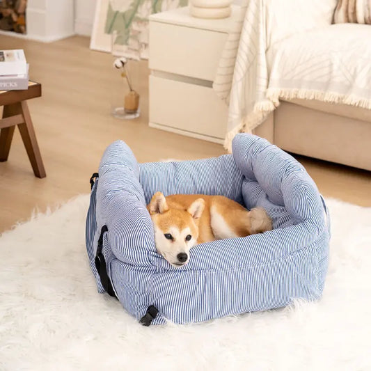 Cage de transport pliable pour siège auto pour animal de compagnie, pour passager avant