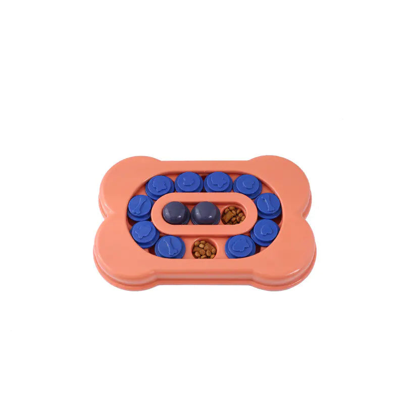 Jouet puzzle en forme d'os pour chiens