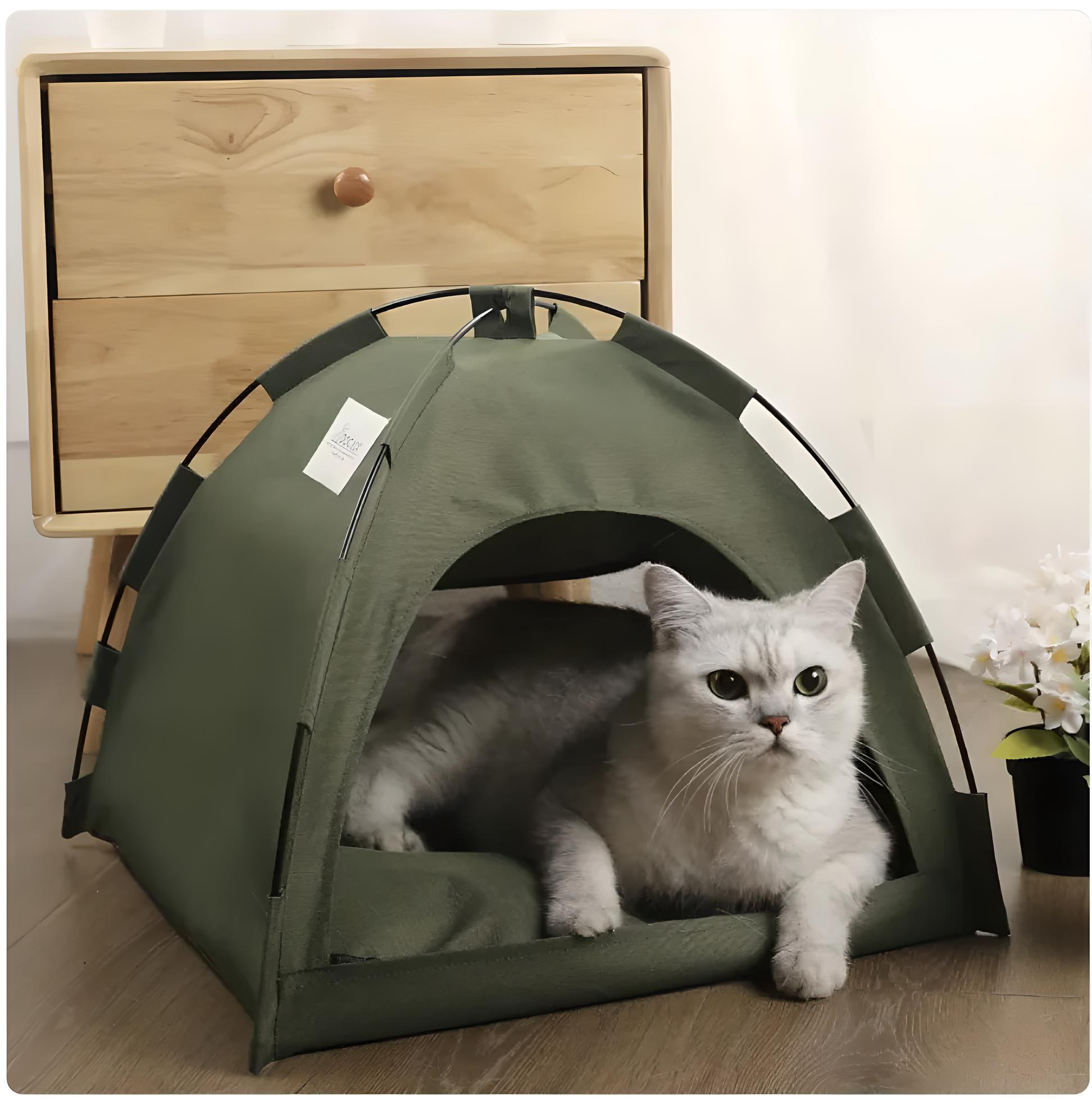 Lit pour animal de compagnie avec tapis rafraîchissant et coussin