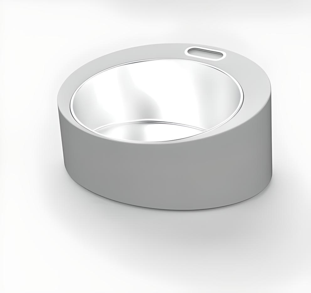 Gamelle pour chien en acier inoxydable avec balance intégrée