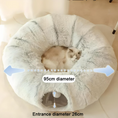 Charger l'image dans la visionneuse de la galerie, Lit tunnel fermé pour chat – Taille extra large
